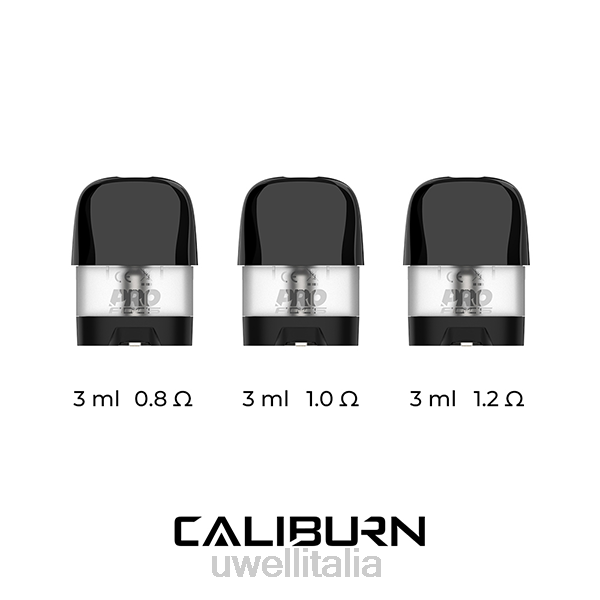 UWELL Disposable Vape - UWELL CALIBURN X cialde sostitutive | 2 pacchi RJHB46 0,8ohm