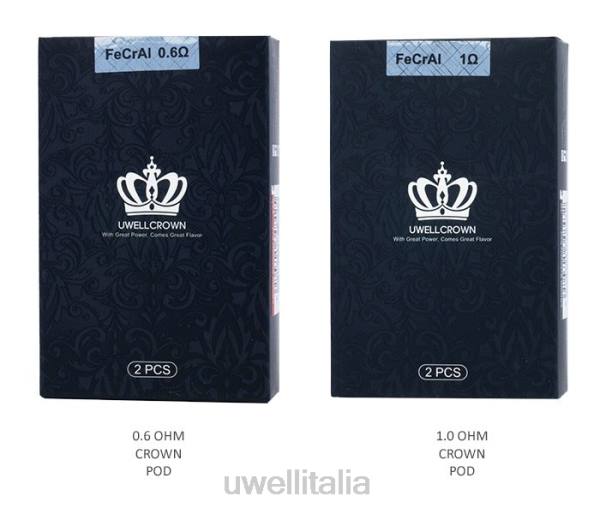 UWELL Disposable Vape - UWELL CROWN cialde (confezione da 2) RJHB266 1,0 ohm