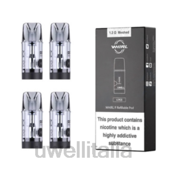UWELL E Cig - UWELL WHIRL F cialde (confezione da 4) RJHB198 1,2ohm