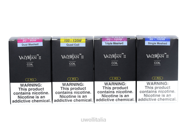 UWELL E Cig - UWELL VALYRIAN 2 Bobine di ricambio (confezione da 2) RJHB28 un2 maglia singola 0,32ohm