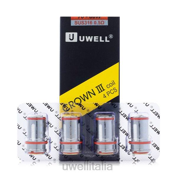 UWELL Italia - UWELL CROWN 3 bobine (confezione da 4) RJHB91 0,25ohm