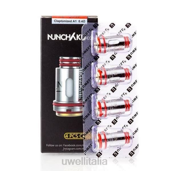 UWELL Italia - UWELL NUNCHAKU bobine (confezione da 4) RJHB261 0,25ohm