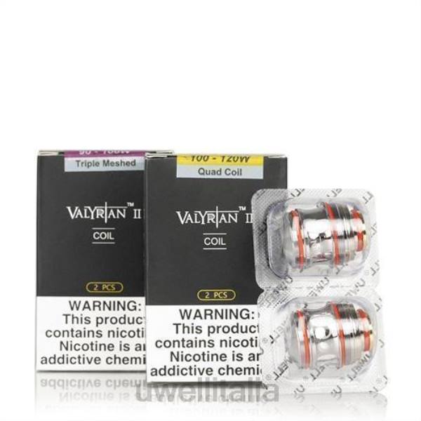 UWELL Online Shop - UWELL VALYRIAN 2 Bobine di ricambio (confezione da 2) RJHB30 un2-3 tripla maglia 0,16ohm