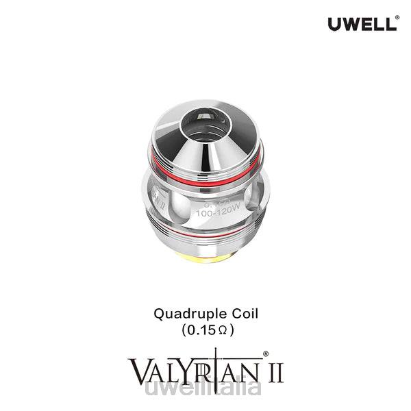 UWELL Online Shop - UWELL VALYRIAN 2 Bobine di ricambio (confezione da 2) RJHB30 un2-3 tripla maglia 0,16ohm