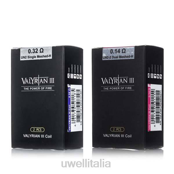 UWELL Online Shop - UWELL VALYRIAN 3 bobine di ricambio | 2 pacchi RJHB20 fecrai 0,14ohm