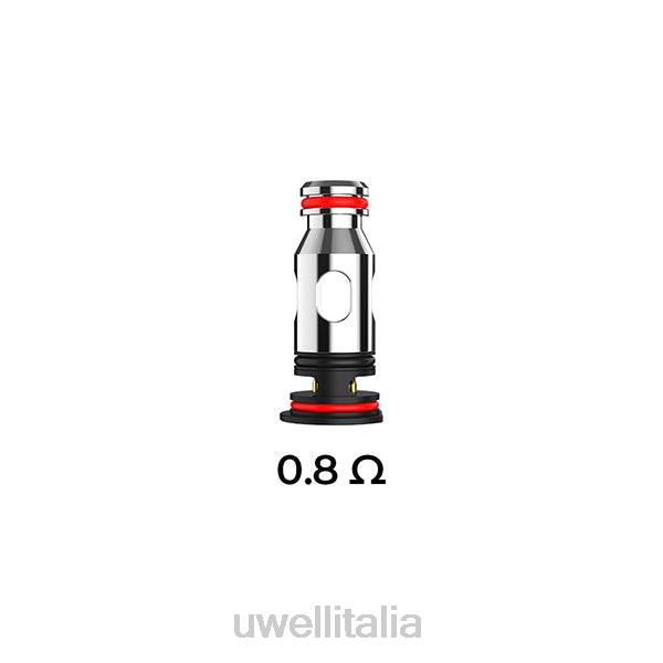 UWELL Roma - UWELL PA bobine di ricambio RJHB83 0,8ohm (confezione da 4)