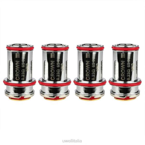 UWELL Vape Flavours - UWELL CROWN 3 bobine (confezione da 4) RJHB94 maglia un2 0,23ohm