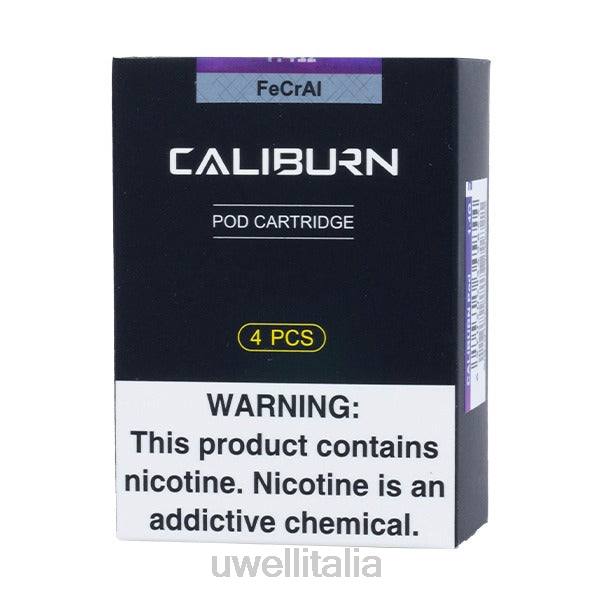 Best UWELL Flavours - UWELL CALIBURN cartuccia di ricambio per pod RJHB35 Confezione da 4