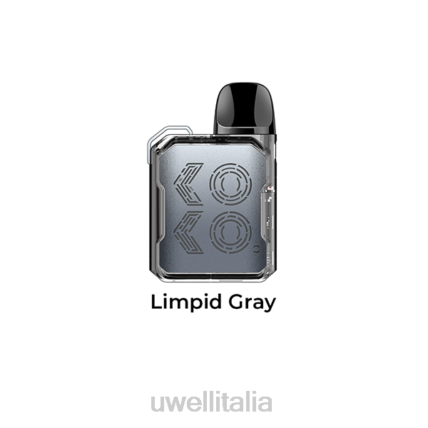 Best UWELL Flavours - UWELL CALIBURN GK2 kit cialda RJHB105 grigio limpido