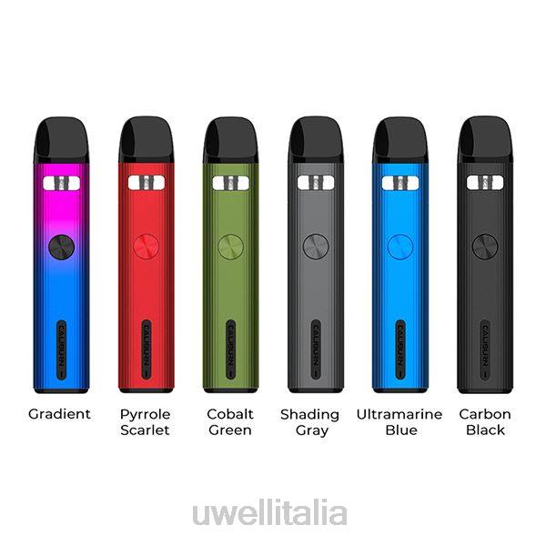 UWELL Disposable Vape - UWELL CALIBURN G2 kit cialda | 18w RJHB36 carbone nero