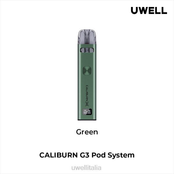 UWELL Disposable Vape - UWELL CALIBURN G3 kit RJHB136 verde