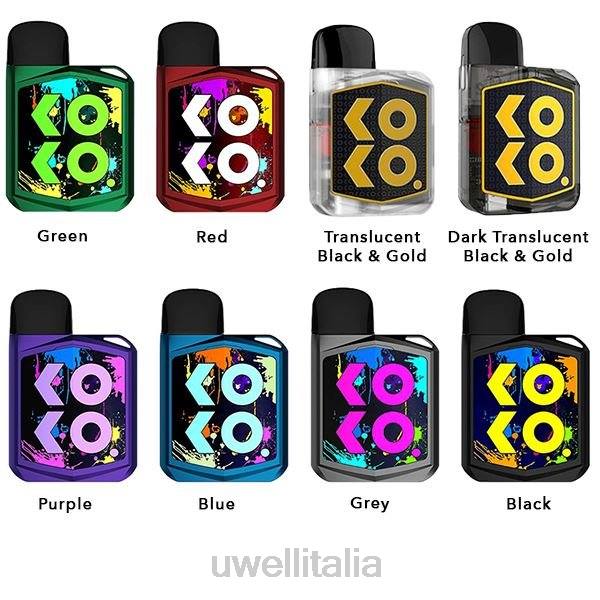 UWELL E Cig - UWELL CALIBURN KOKO PRIME kit capsula 15w RJHB178 nero