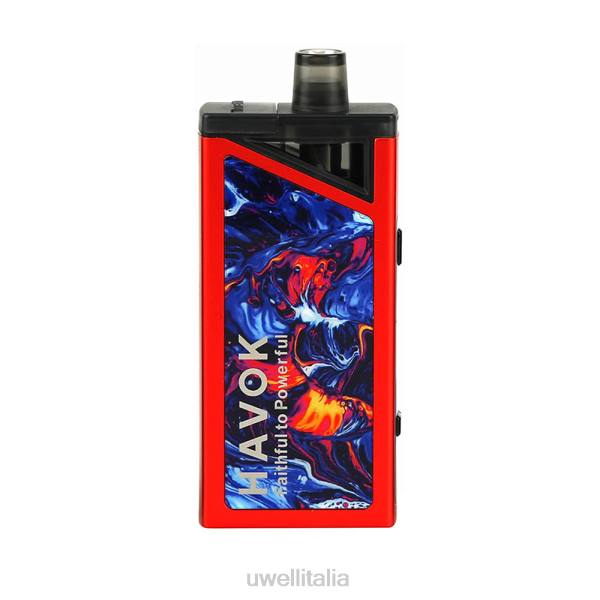 UWELL E Cig - UWELL HAVOK V1 kit 65w RJHB188 rosso