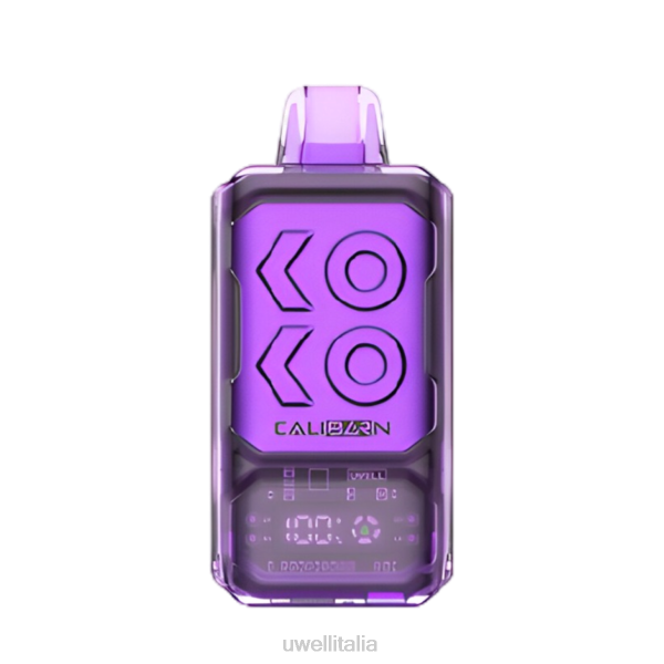 Best UWELL Flavours - UWELL CALIBURN bar s12000 vaporizzatore usa e getta RJHB285 ghiaccio d'uva